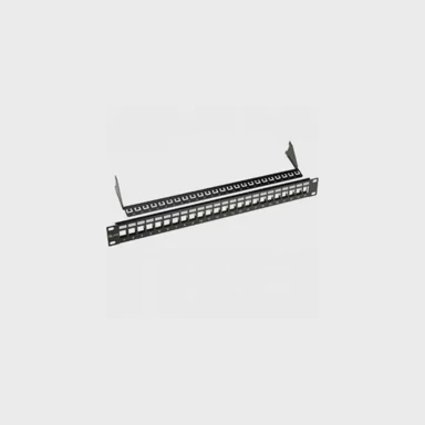 SOLARIX Patch panel SX24M-0-STP-BK, 19", 24 porta